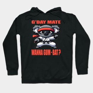 Karate Koala - Australian Humor Meets Martial Arts Hoodie